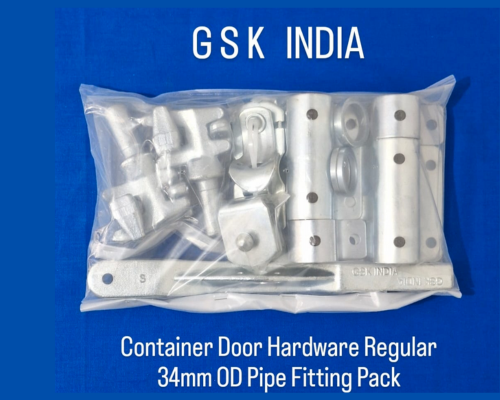 Container Door Hardware Regular 34 OD Pipe Fitting Pack